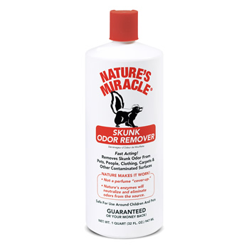 nature's miracle skunk odor remover ingredients