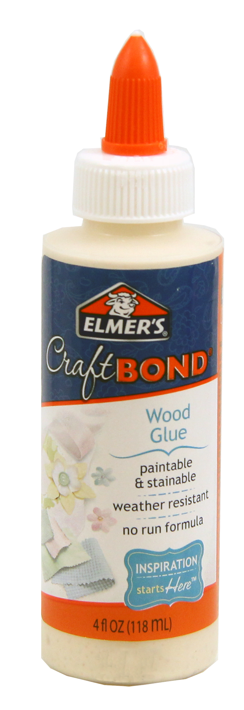  Elmer's Craft Bond Wood Craft Glue, 4 Oz, White (E470)