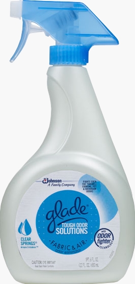 1451585242_19001694ImageGladeToughOdorSolutionsFabricAirOdorEliminatorClearSpringsPumpSpray.jpg