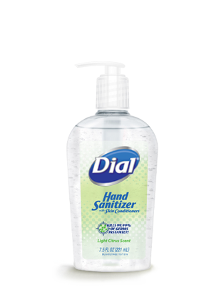 Dial hand sanitizer on sale light citrus scent