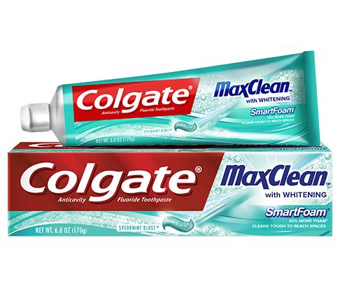 1468788831_03008245ImageColgateMaxCleanToothpastewithWhiteningSmartFoamSpearmintBlast.png