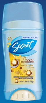 1472947890_16033286ImageSecretScentExpressionsInvisibleSolidAntiperspirantDeodorantCocoaButterKiss.jpg