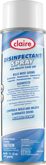 1475590308_03041068ImageClaireDisinfectantSprayforHealthCareUseFloralScentCL008Aerosol.jpg