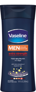vaseline men's extra strength lotion