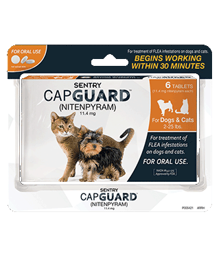 Sentry capguard online flea tablets