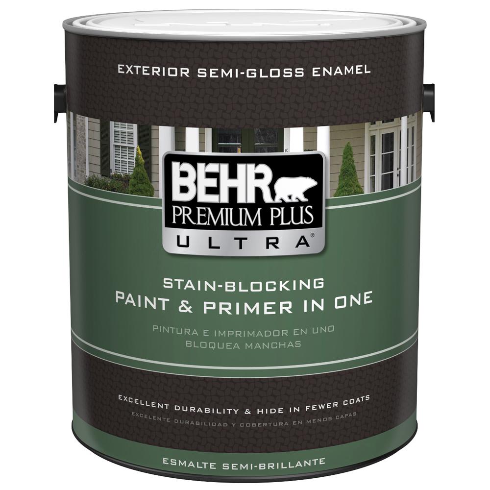 Interior Semi-Gloss Enamel Paint, BEHR PREMIUM PLUS®