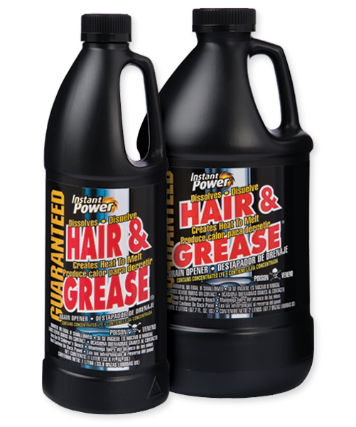 Instant Power 33.8 oz. Hair and Grease Drain Cleaner 1969 - The Home Depot