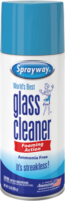 Sprayway Ammonia-Free Foaming-Action Aerosol Spray Glass Cleaner 4