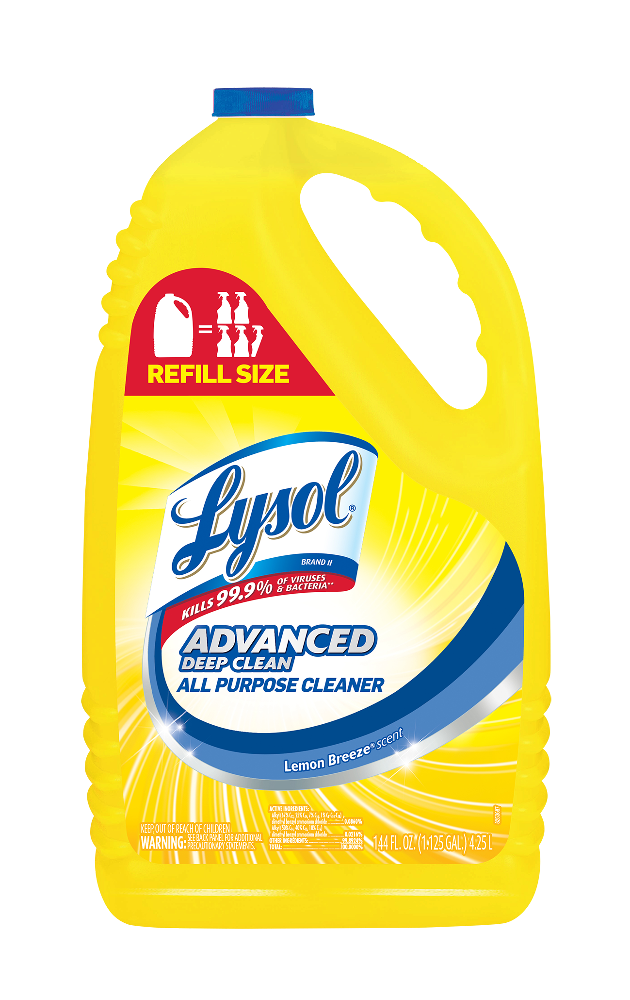 LYSOL 25-fl oz Lemon Disinfectant Liquid All-Purpose Cleaner in the  All-Purpose Cleaners department at