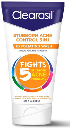 1581964918_18030350ImageClearasilStubbornAcneControl5In1ExfoliatingWash11012017.png