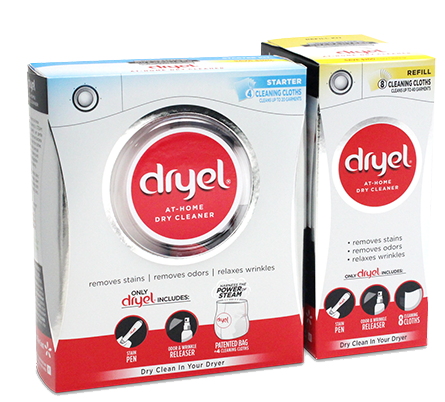 Dryel at Home Dry Cleaner Starter Kit with 6 Cleaning Cloths 