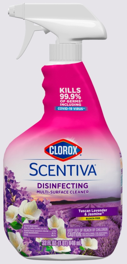 1633811763_03027510ImageCloroxScentivaDisinfectingMultiSurfaceCleanerTuscanLavenderJasminePumpSpray.jpg