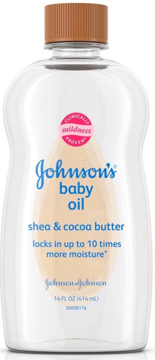 Johnson's baby oil with sales shea & cocoa butter