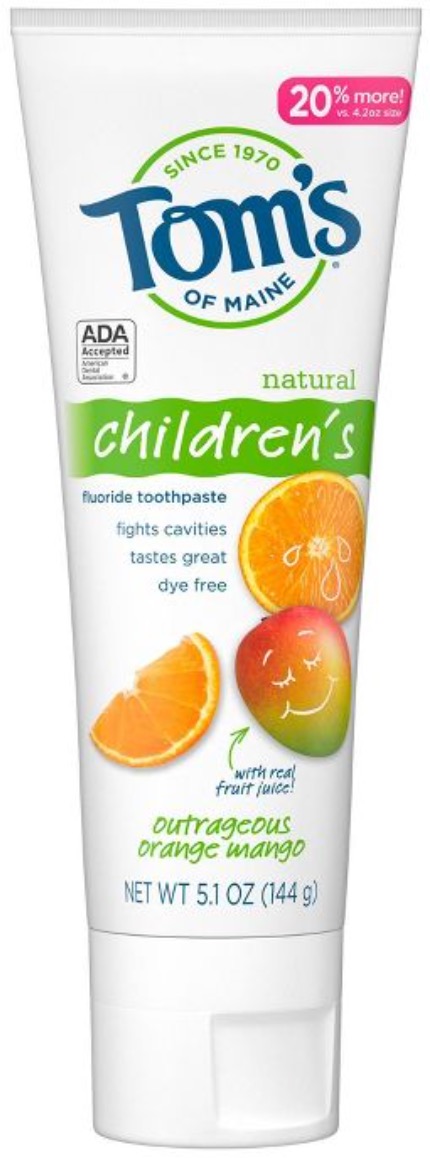 1658254977_03008390ImageTomsofMaineChildrensFluorideToothpasteOutrageousOrangeMango.jpg