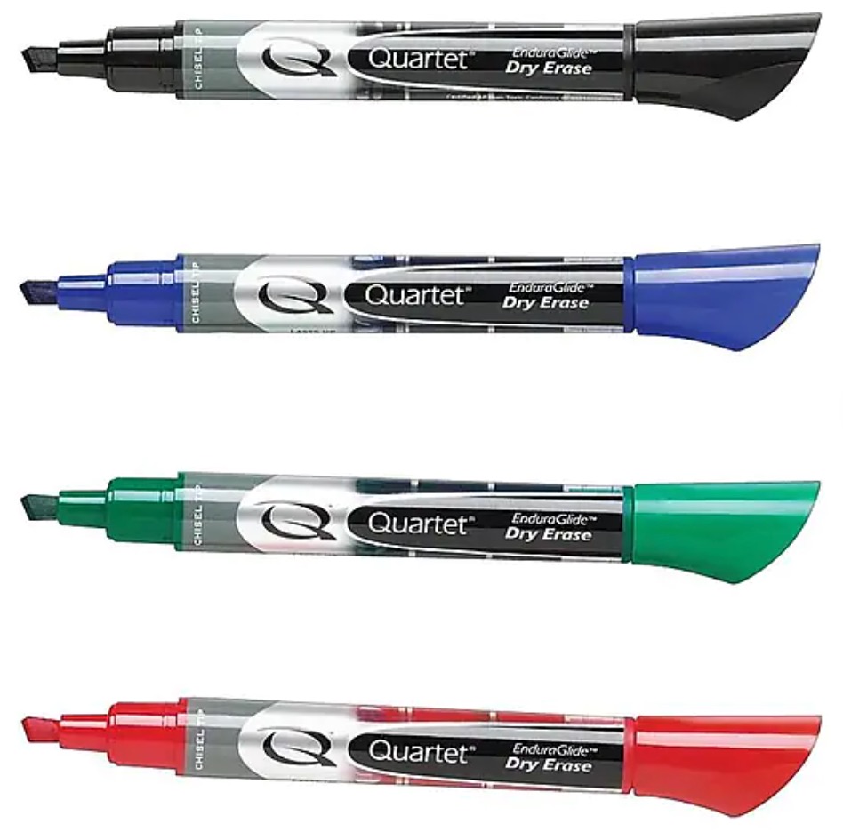 1673451351_01044002ImageQuartetEnduraGlideDryEraseMarkersChiselTipAssorted12Pack500118M.jpg