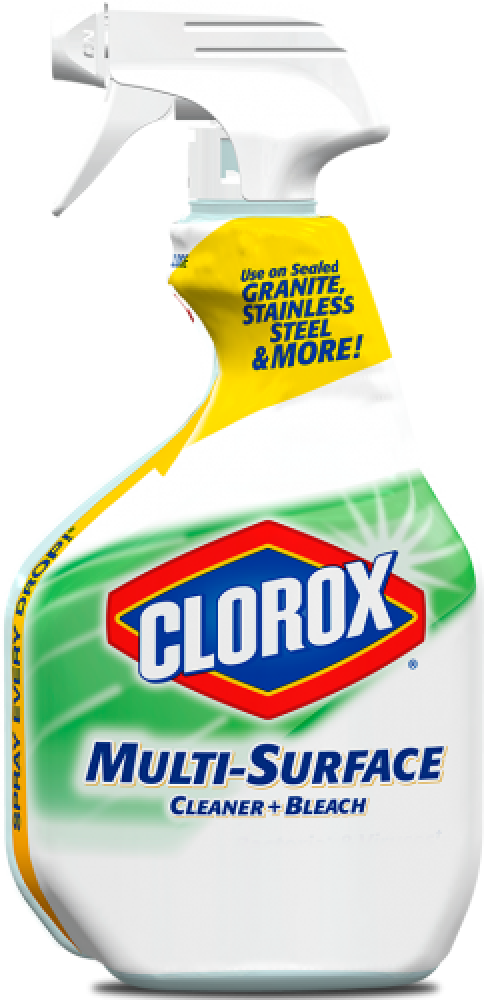 multi cleaner surface bleach clorox spray pump